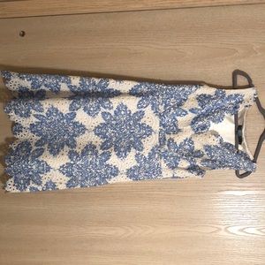 Blue and White Eva Franco Dress